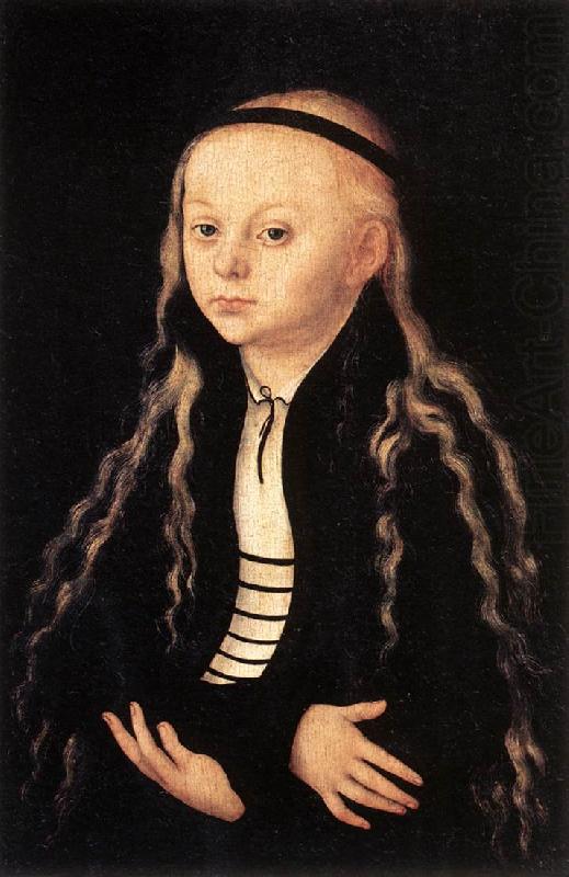CRANACH, Lucas the Elder Portrait of a Young Girl khk china oil painting image